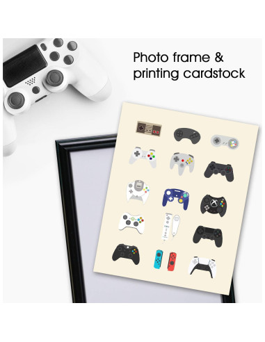 Póster de Videojuegos Retro Simimi Art 20x25 cm con Marco