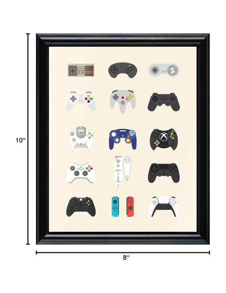 Póster de Videojuegos Retro Simimi Art 20x25 cm con Marco Póster de Videojuegos Retro Simimi Art 20x25 cm con Marco