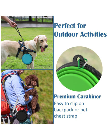 Tazones Plegables para Perros Takfox 5 Piezas 384 ml