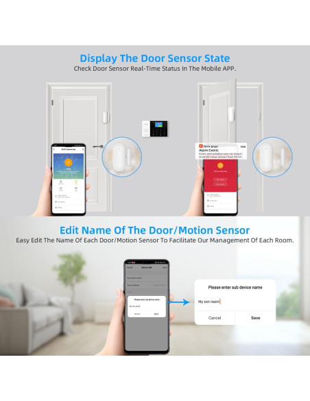 Sistema de Alarma Inalámbrico LWOHSI 4G WiFi Kit 21 Piezas Sistema de Alarma Inalámbrico LWOHSI 4G WiFi Kit 21 Piezas