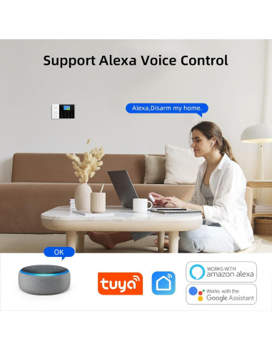 Sistema de Alarma Inalámbrico LWOHSI 4G WiFi Kit 21 Piezas