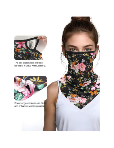 Bufanda Facial FISHEAL UV Protección Solar UPF 50+ Unisex