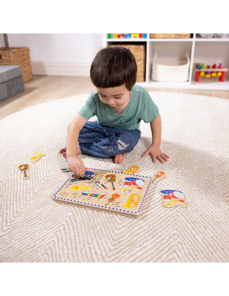Rompecabezas Musical Melissa & Doug 8 Piezas con Sonido Rompecabezas Musical Melissa & Doug 8 Piezas con Sonido