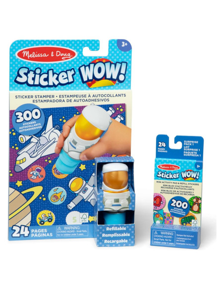 Melissa & Doug Sticker WOW! Astronauta 500 Pegatinas y Actividades Melissa & Doug Sticker WOW! Astronauta 500 Pegatinas y Actividades