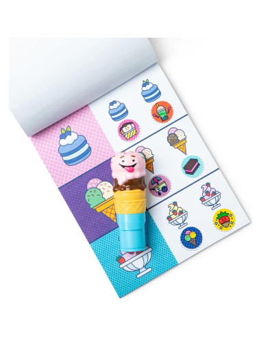 Melissa & Doug Sticker WOW! Helado 24 Páginas 500 Pegatinas