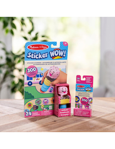Melissa & Doug Sticker WOW! Helado 24 Páginas 500 Pegatinas Melissa & Doug Sticker WOW! Helado 24 Páginas 500 Pegatinas