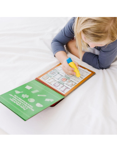 Melissa & Doug Water Wow! Bloc de Actividades Reutilizable Alfabeto