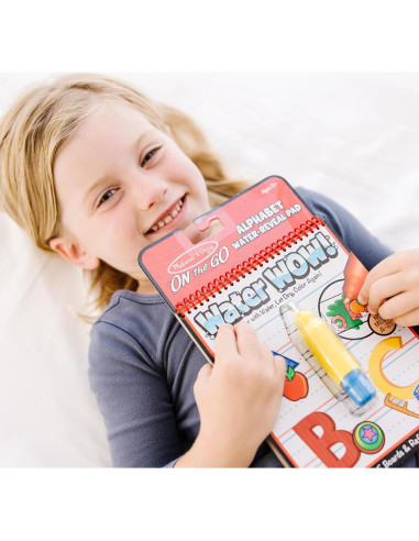 Melissa & Doug Water Wow! Bloc de Actividades Reutilizable Alfabeto
