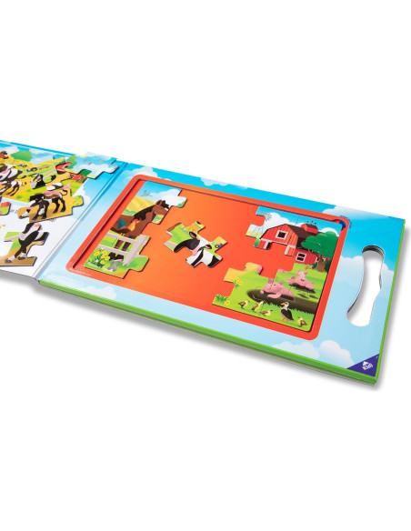 Rompecabezas Magnéticos Melissa & Doug Granja 2x15 Piezas Rompecabezas Magnéticos Melissa & Doug Granja 2x15 Piezas
