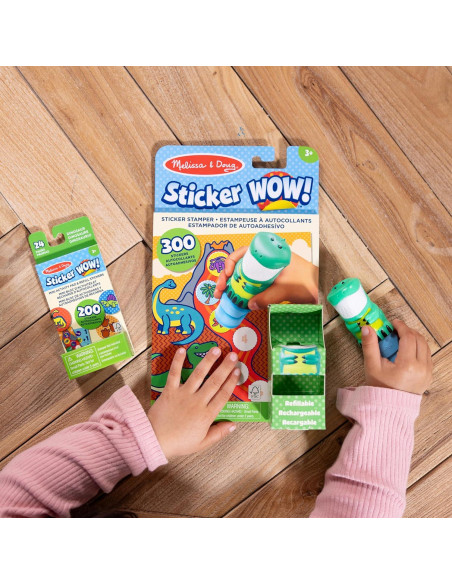 Melissa & Doug Sticker WOW! Dinosaurios 300 Calcomanías Melissa & Doug Sticker WOW! Dinosaurios 300 Calcomanías