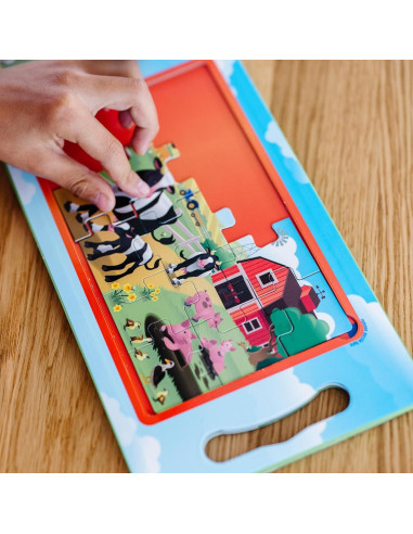 Rompecabezas Magnéticos Melissa & Doug Granja 2x15 Piezas