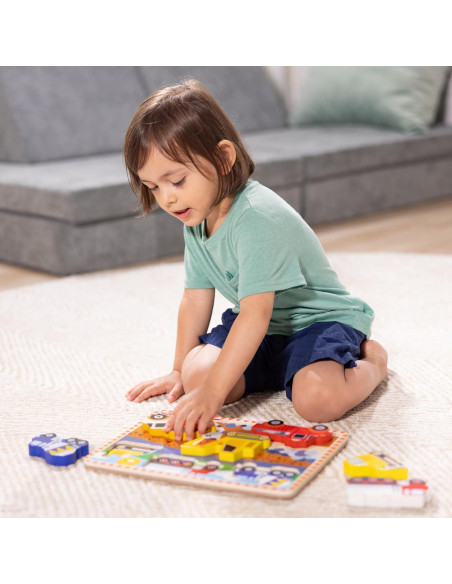 Rompecabezas de Madera Melissa & Doug Vehículos 6 Piezas Rompecabezas de Madera Melissa & Doug Vehículos 6 Piezas