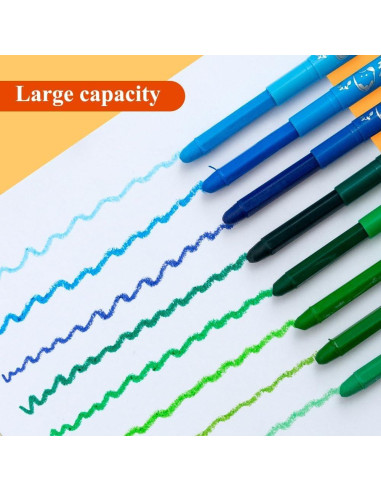 M&G Palitos de Pintura Tempera 24 Colores Lavables para Niños