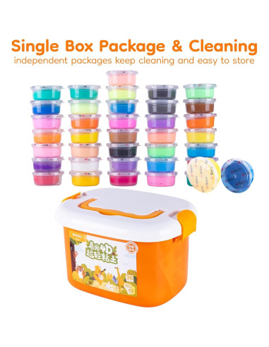 Kit de Arcilla para Modelar M&G 36 Colores No Tóxica