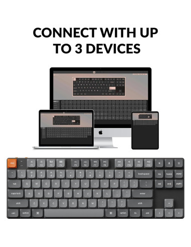 Teclado Mecánico Keychron K1 Max Inalámbrico RGB TKL