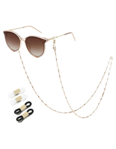 Cadena de Gafas SAM & LORI Oro Rosa 73.66 cm Estilosa