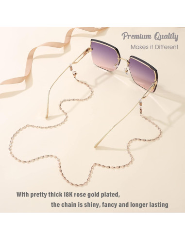Cadena de Gafas Sam & Lori para Mujer - Oro Rosa 73.66 cm