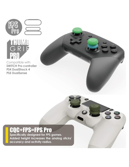 Agarres de Pulgar Skull & Co. para Nintendo Switch y PS4/PS5 Agarres de Pulgar Skull & Co. para Nintendo Switch y PS4/PS5