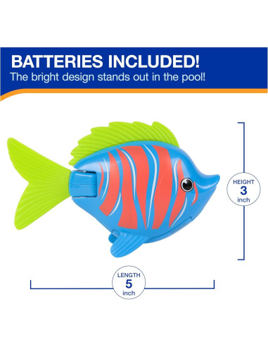 Juguete Acuático SwimWays Rainbow Reef Guppie Goldberg