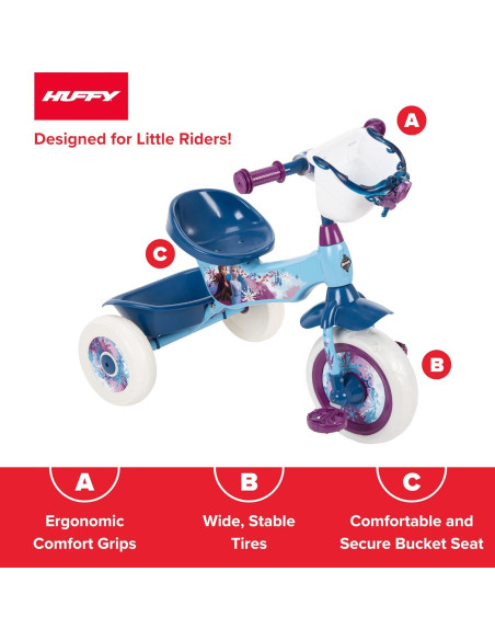 Triciclo Huffy Disney Frozen 2 para Niñas 3+ con Almacenamiento Triciclo Huffy Disney Frozen 2 para Niñas 3+ con Almacenamiento