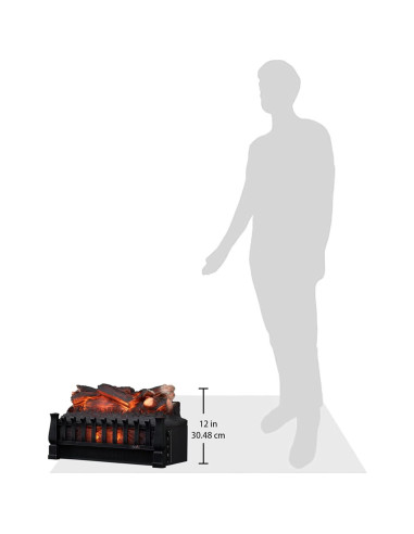 Calentador Eléctrico Duraflame Inserto de Troncos 4600 BTU