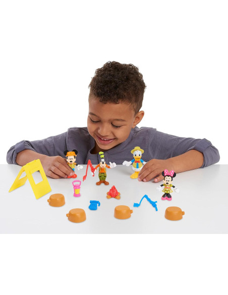 Set de Camping Mickey Mouse Funhouse Just Play 14 Piezas Set de Camping Mickey Mouse Funhouse Just Play 14 Piezas