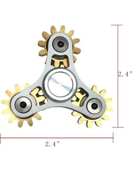Spinner Antiestrés FXCOOLCT 4 Engranajes Aluminio Cobre Spinner Antiestrés FXCOOLCT 4 Engranajes Aluminio Cobre