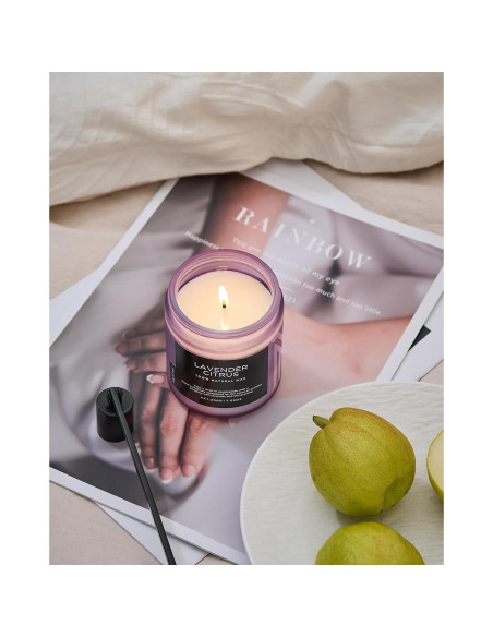 Vela Aromática M&SENSE de Cítricos y Lavanda 199g Vela Aromática M&SENSE de Cítricos y Lavanda 199g