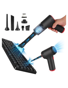 Aspiradora 3-en-1 TOBTOS VC-001, Recargable 6000 PA