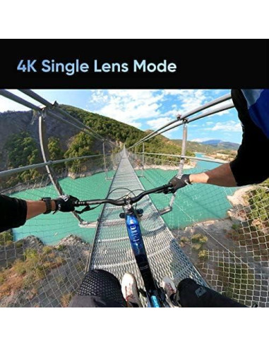 Cámara de Acción 360 Insta360 X3 a Prueba de Agua 5.7K