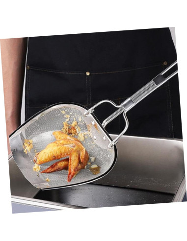 Cucharón Colador para Freír DOITOOL Acero Inoxidable 49cm