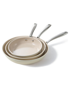 Juego de Sartenes Antiadherentes Redchef 3 Piezas Cerámica