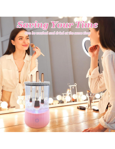 Limpiador Eléctrico de Brochas de Maquillaje Valiayi 16cm