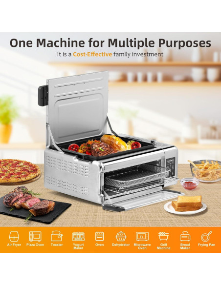 Horno de Mostrador Digital LynTorin 10 en 1 12" Pizza Horno de Mostrador Digital LynTorin 10 en 1 12" Pizza