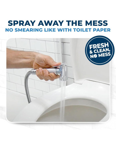 Rociador de Bidet de Mano HammerHead con Manguera 1.2m