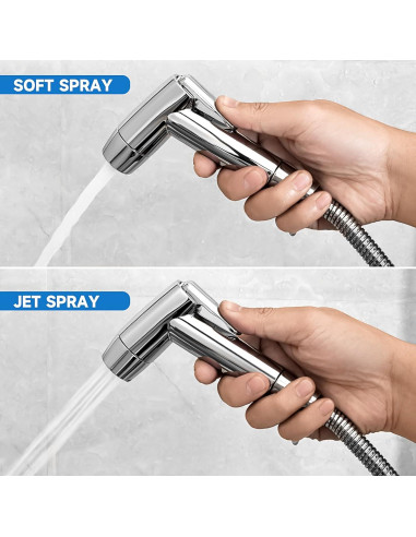 Grifo de Bidet SAMODRA LY-P02 Acero Inoxidable Cromo