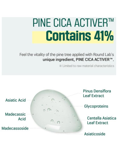 Tónico Calmante Cica de Pino Round Lab 250ml Hidratante