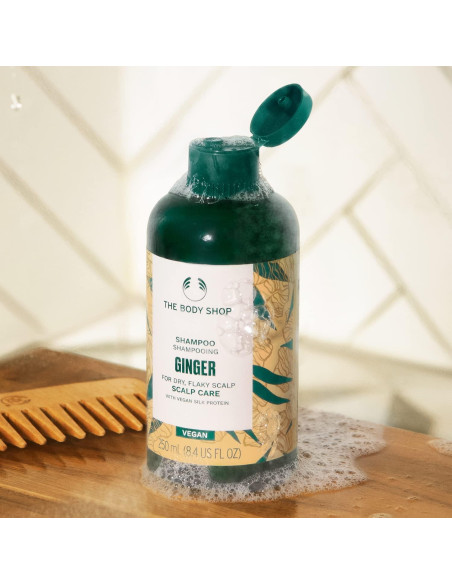 Champú Vegano The Body Shop Jengibre 250ml - Cuero Cabelludo Seco Champú Vegano The Body Shop Jengibre 250ml - Cuero Cabelludo Seco