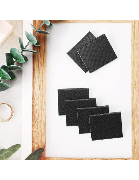 6 Sellos de Esquina Autoadhesivos Jetec para Puertas - Negro 6 Sellos de Esquina Autoadhesivos Jetec para Puertas - Negro