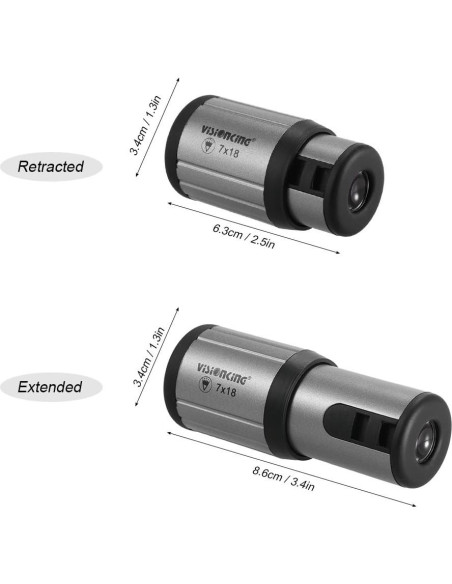 Telescopio Monocular Compacto Lixada 7x 18mm Ultra-Ligero Telescopio Monocular Compacto Lixada 7x 18mm Ultra-Ligero