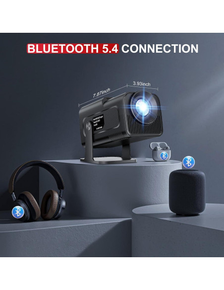 Proyector 4K Salange HY320AA Wifi Bluetooth Nativo 1080P Proyector 4K Salange HY320AA Wifi Bluetooth Nativo 1080P