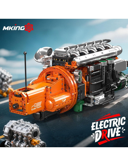 Mould King Motor de Camión Pesado con Transmisión 3236 Piezas Mould King Motor de Camión Pesado con Transmisión 3236 Piezas