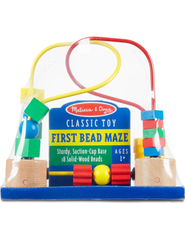 Laberinto de Cuentas Melissa & Doug - Juguete Educativo de Madera