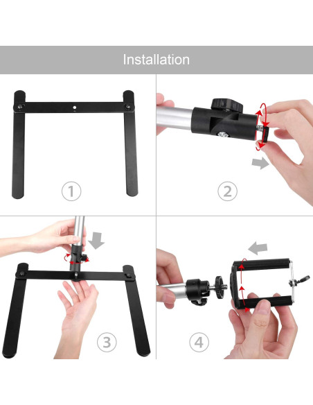 Soporte de Copia Fotográfica ChromLives Mini Trípode Ajustable Soporte de Copia Fotográfica ChromLives Mini Trípode Ajustable