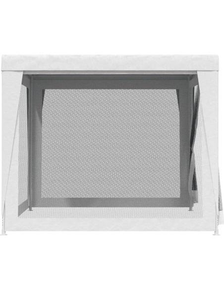 Carpa de Fiesta MINERWALL 2.5m x 2.5m Blanca con Paredes de Malla Carpa de Fiesta MINERWALL 2.5m x 2.5m Blanca con Paredes de Malla