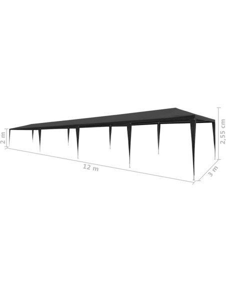 Carpa de Fiesta Benicabaly 2.99x12m Resistente al Agua Carpa de Fiesta Benicabaly 2.99x12m Resistente al Agua