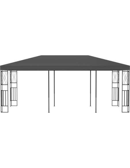 Gazebo Plegable Keketa 2.99m x 5.99m Tela Antracita Gazebo Plegable Keketa 2.99m x 5.99m Tela Antracita