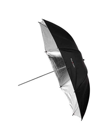 Paraguas de Estudio Fotográfico Fotodiox 43" Negro y Plateado