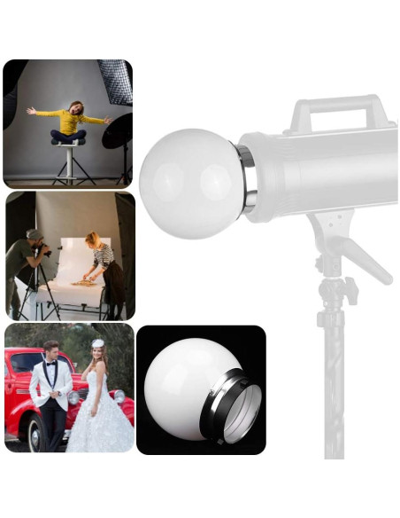 Bola de Luz Suave 15cm GOWENIC para Montura Bowens Bola de Luz Suave 15cm GOWENIC para Montura Bowens