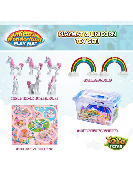 Alfombrilla de Juego YoYa Toys Unicornio - 8 Figuras Alfombrilla de Juego YoYa Toys Unicornio - 8 Figuras